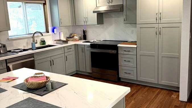 Custom kitchen renovation by DA Interior Solutions